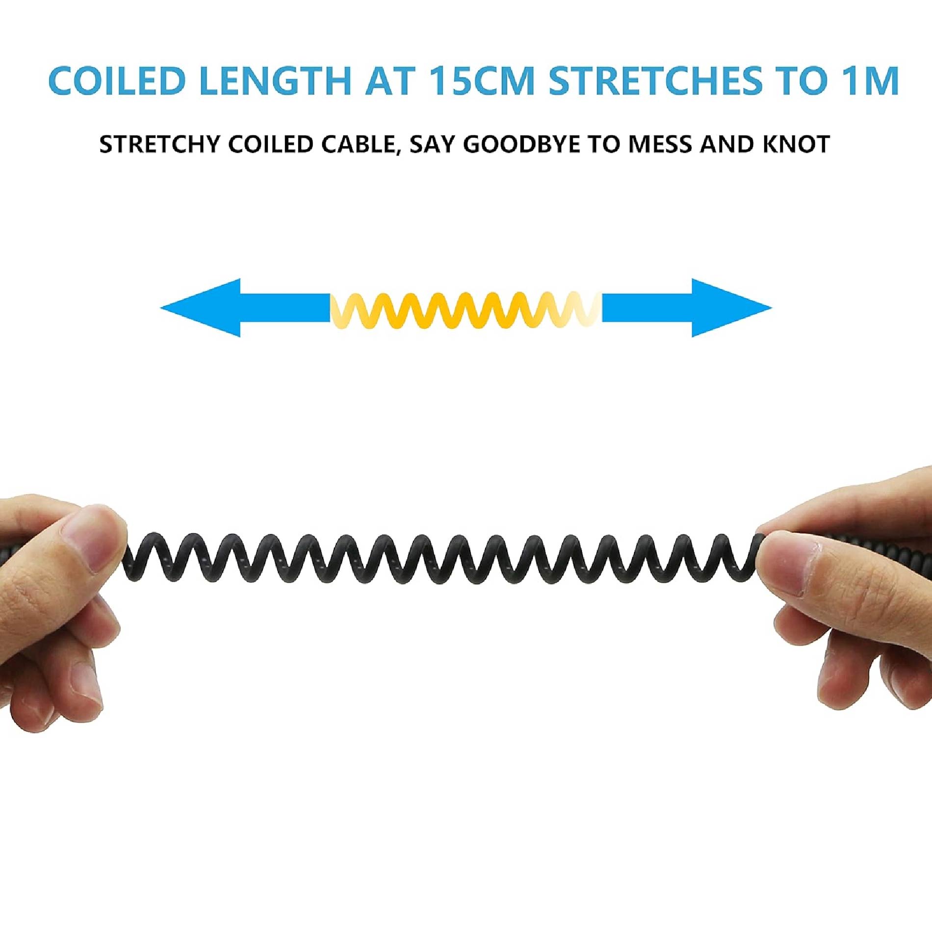 Miniatura 2 de Cable Espiral Multi 3 En 1 Carga Rápida